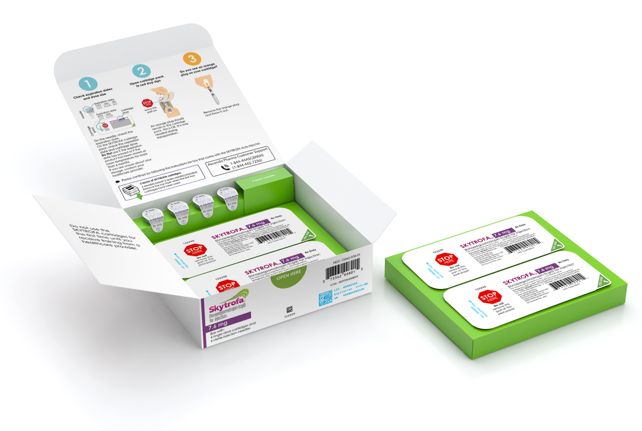 SKYTROFA cartridges packaged separate carton with single use needles photo